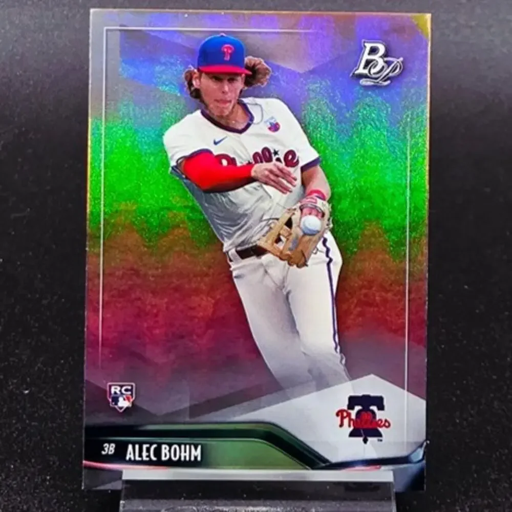 Alec Bohm Optic Rated Rookie Bowman Platinum New Age RC Philadelphia Phillies
